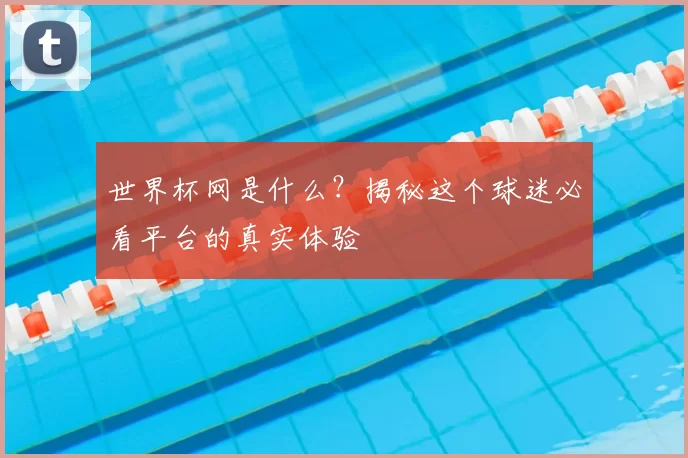 世界杯网是什么？揭秘这个球迷必看平台的真实体验
